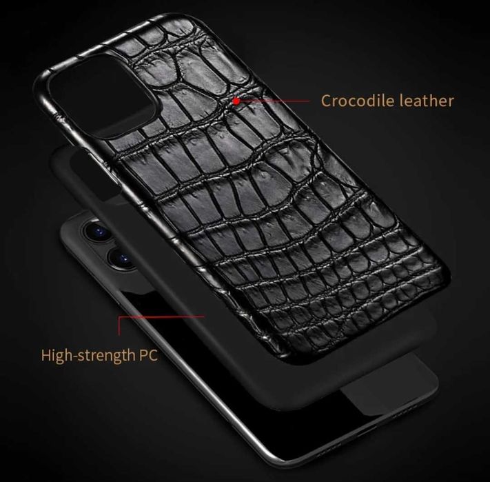 iPhone 17ProMax, 16Pro, 15Pro Max- VIP чехлы из крокодиловой кожи на В