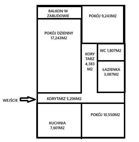 Mieszkanie ul. Leszczynowa do własnej aranżacji