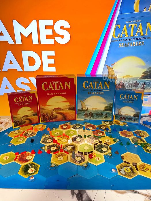 Catan Катан Колонизаторы настольная игра Катан Мореходы