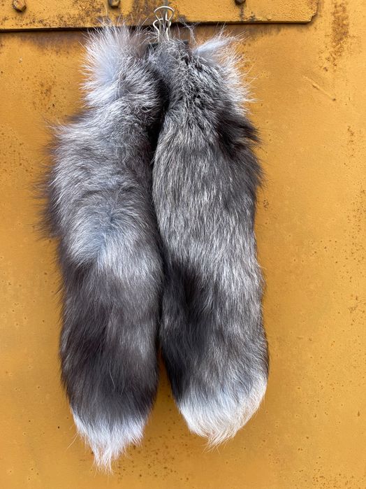 Хвост меховый чернобурки