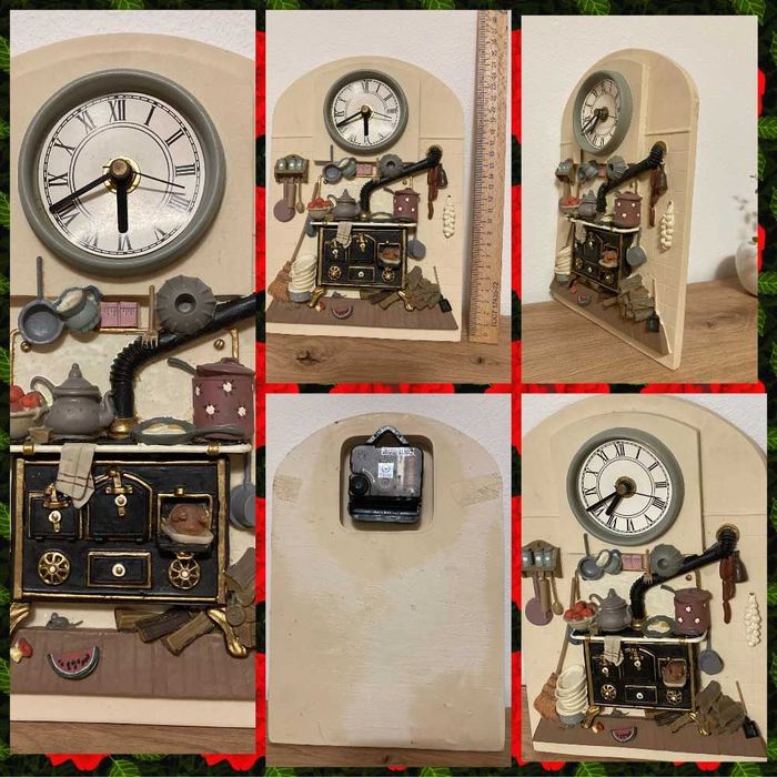 Часы Барельеф с часами настенный Часы Панно Годинник