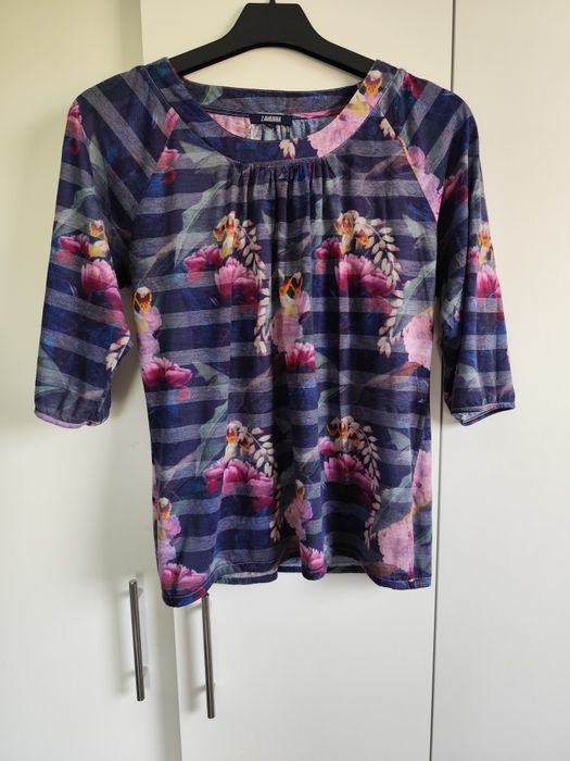 Codzienna bluzka z rękawem 3/4 damska L