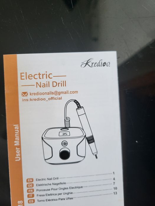 Máquina drill para unhas nunca usada