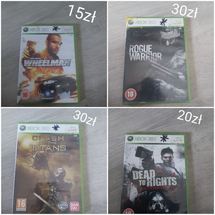 Sprzedam gry na xbox 360