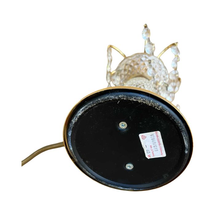 Lampa stołowa, Hollywood Regency, Sölken Leuchten, Niemcy, lata 80.