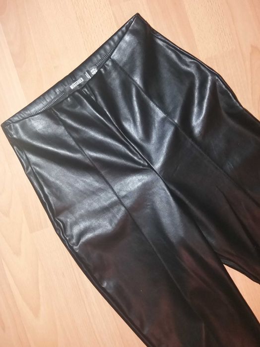 Spodnie ekoskóra Missguided rozm. S/M