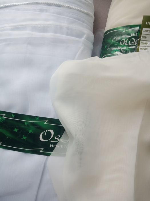 Тюль шифон білий, безкоштовне пошиття, швидка відправка