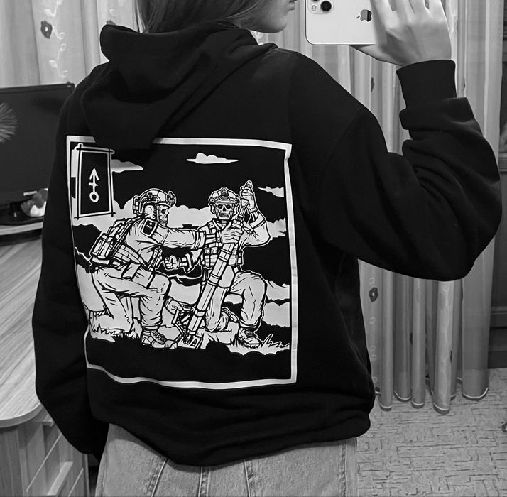 Худі HATE, чорне