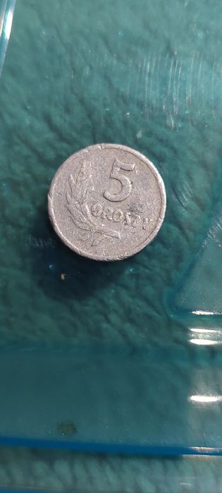 Moneta  PRL - 5 groszy 1962 bez znaku mennicy