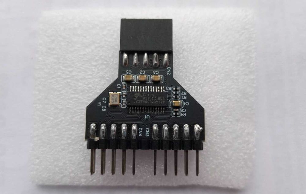 USB 2.0 Hub Y-разветвитель для материнской платы 1 х 9 pin / 2 x 9 pin