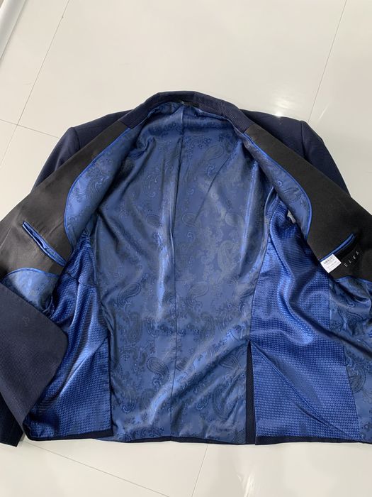 Garnitur meski granatowy eles