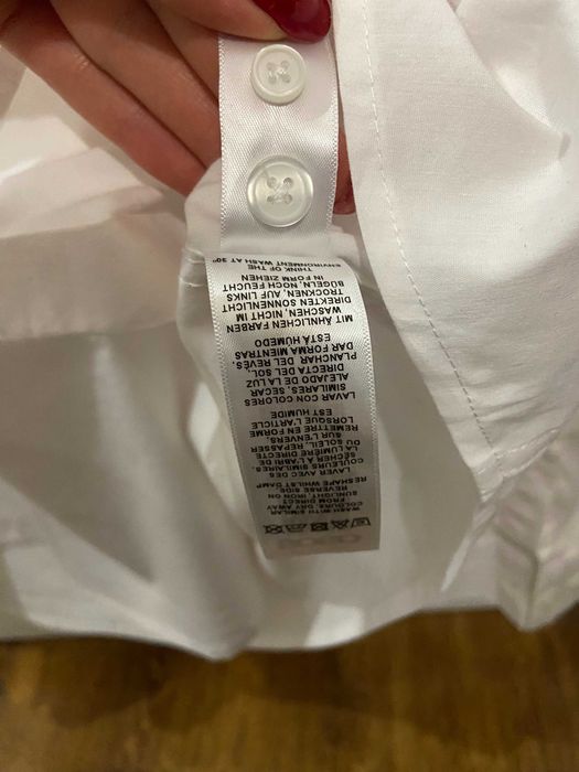 Biała koszula męska Skopes z Zalando 17" XL kołnierzyk 43cm jak Nowa
