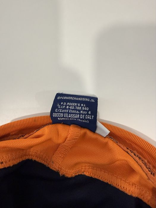T-shirt FC Barcelona Azul e Laranja XL
