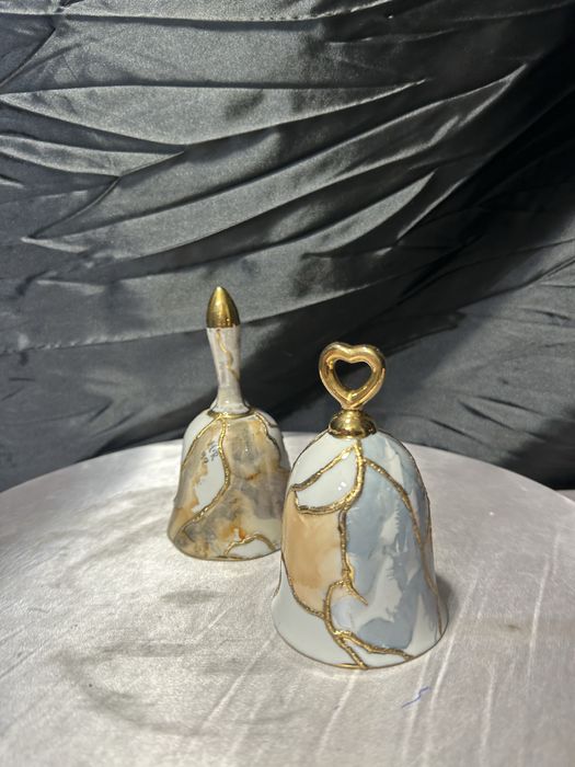 Ceramiczne dzwonki dekoracyjne – zestaw 2 sztuki  1462/25