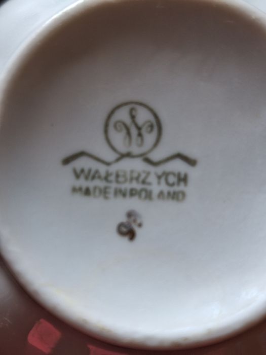 Serwis kawowy 10 osób PRL Wałbrzych