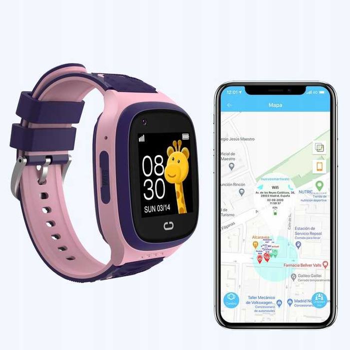 GPS SMS Smartwatch zegarek dla dzieci na kartę SIM wideorozmowy phone