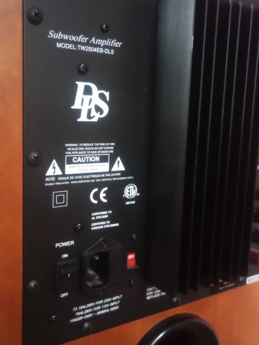 Сабвуфер DLS Sub 3.10 (TW2504EB) якісний потужний, home audio