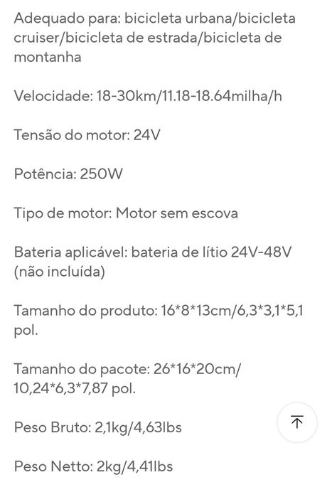 Motor Auxiliar BICICLETA