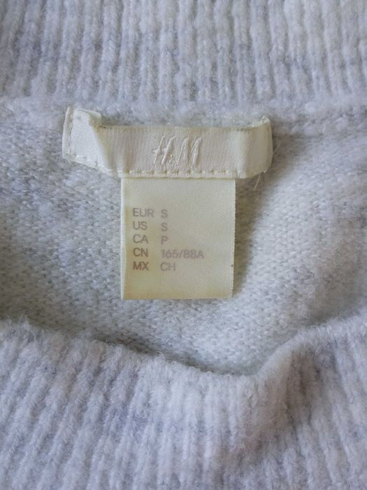 H&M damski sweter przez głowę r S akryl