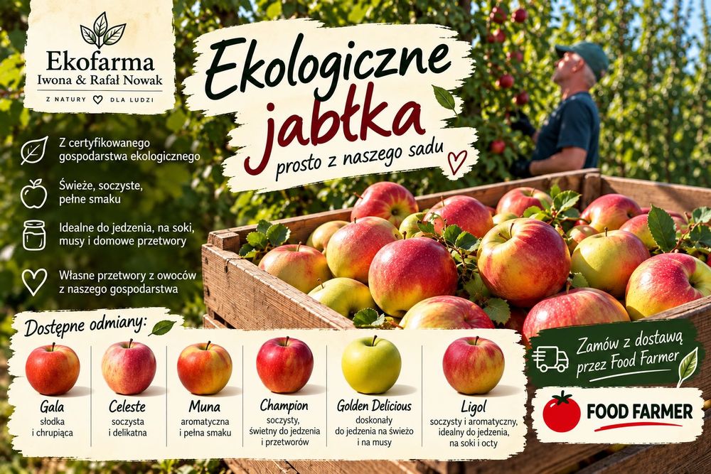 Jabłka ekologiczne