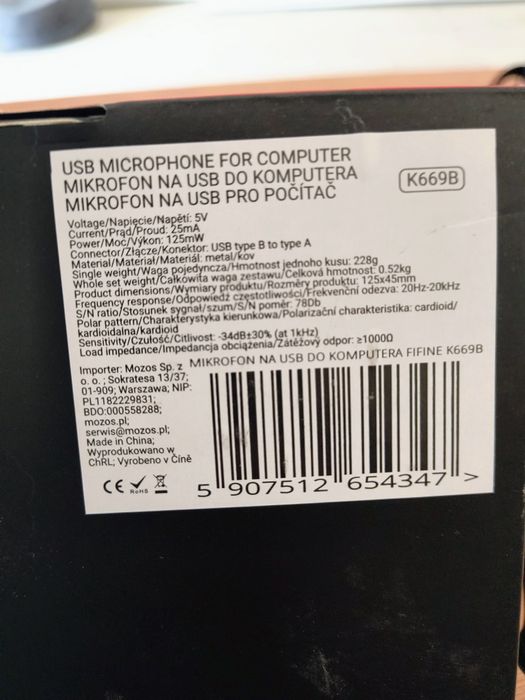 Mikrofon do komputera