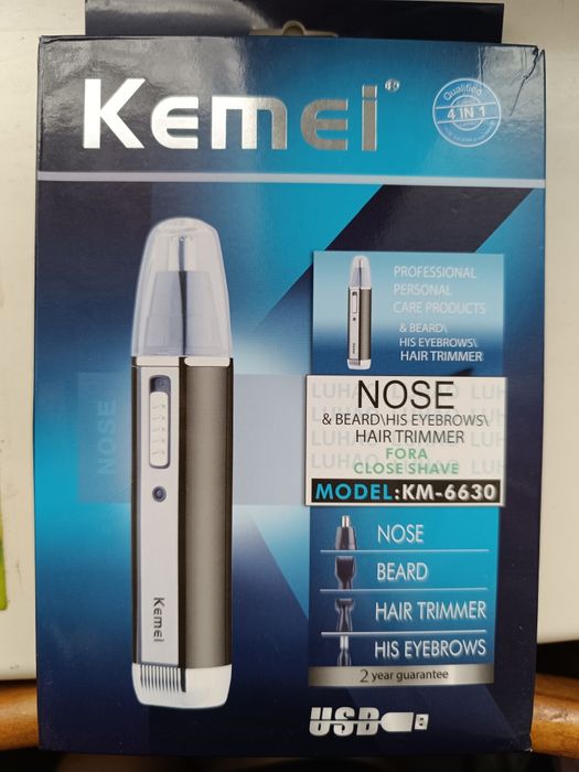 Триммер 4в1 для бороды/висков/носа/ушей