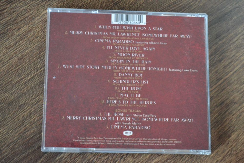 Katherine Jenkins  Cinema Paradiso  CD