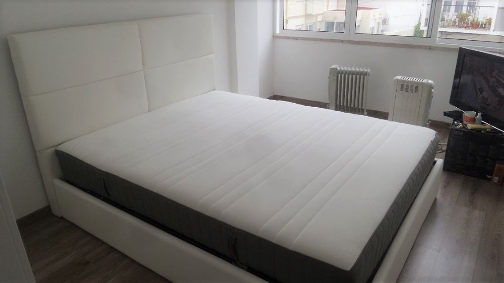 Cama Casal Estofada NOVO - FABRICA -