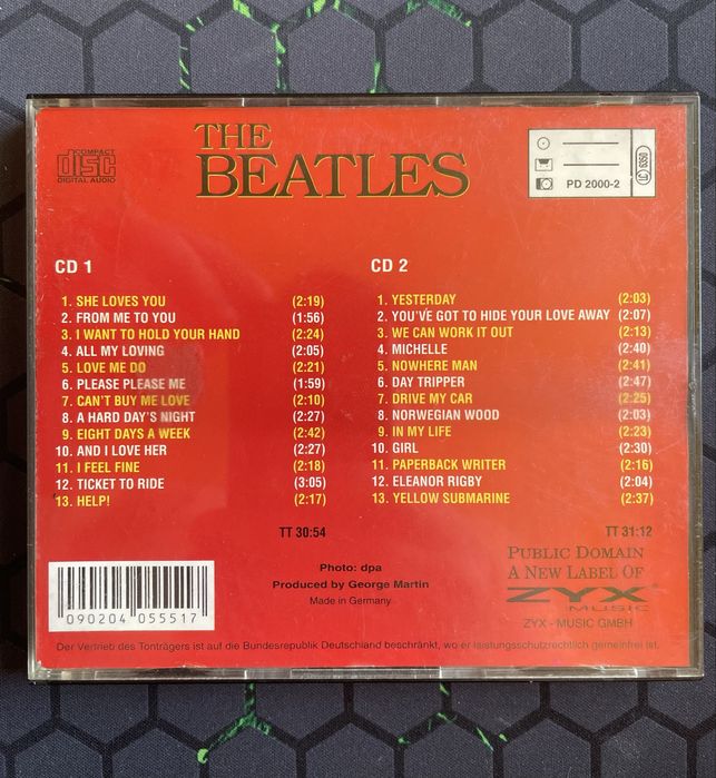 The Beatles The Best 2 CD Original, Germany .
