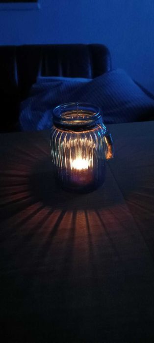 lampion ozdobny w szkle