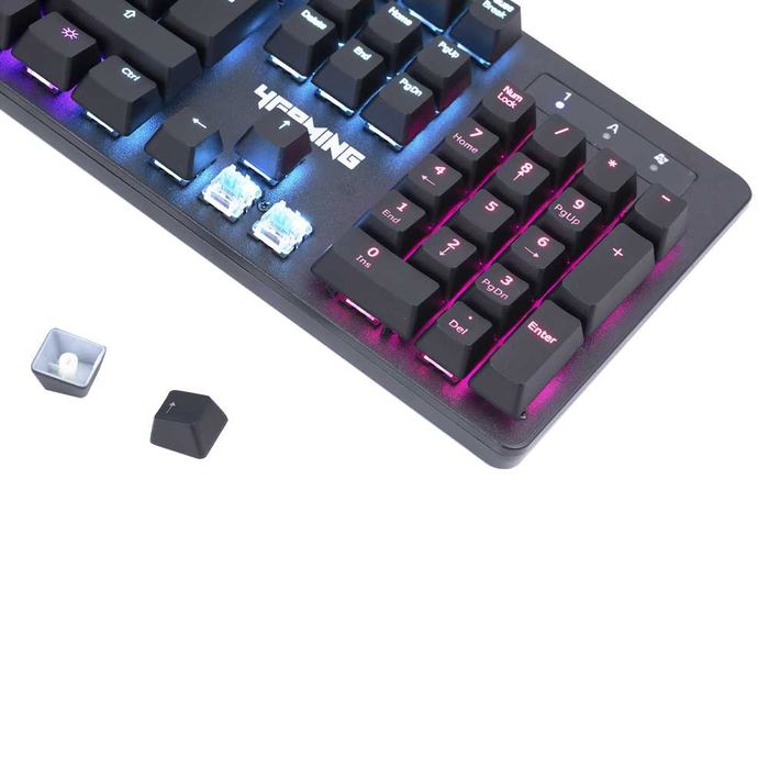 Teclado Mecânico Gaming 4GAMING Mesh RGB