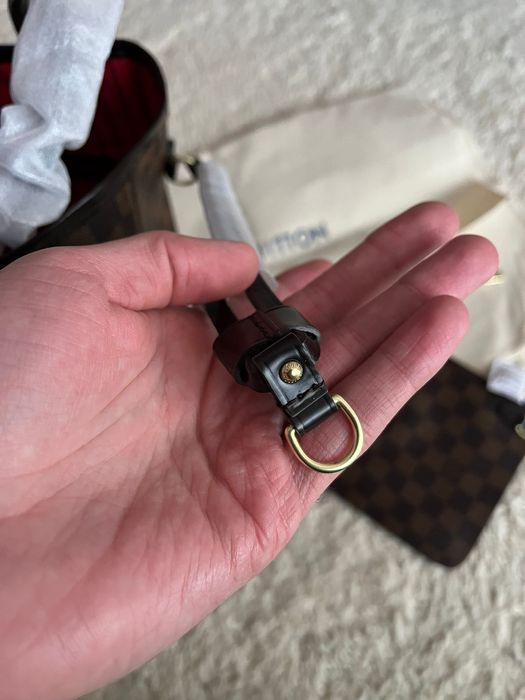 Od ręki LV Neverfull MM, Damier Ebene