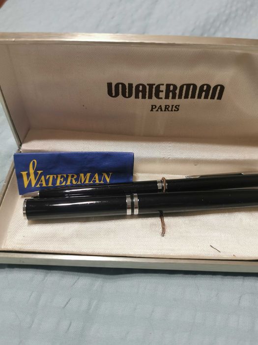 Cojunto de canetas da marca Watterman em estojo