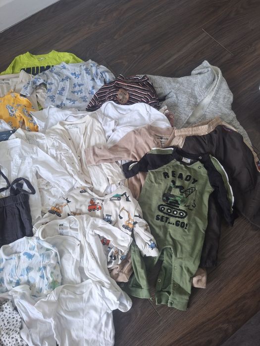 Zestaw ubrań duza paka na chłopca od 56