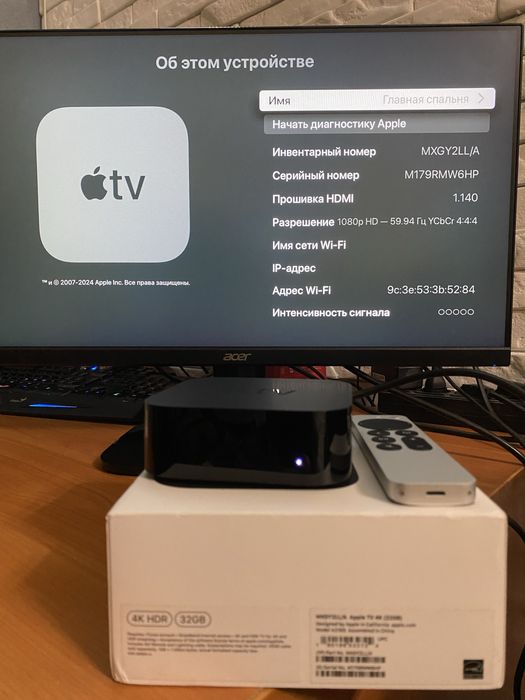 Apple TV 4K 32Gb MXGY2 , стан відмінний