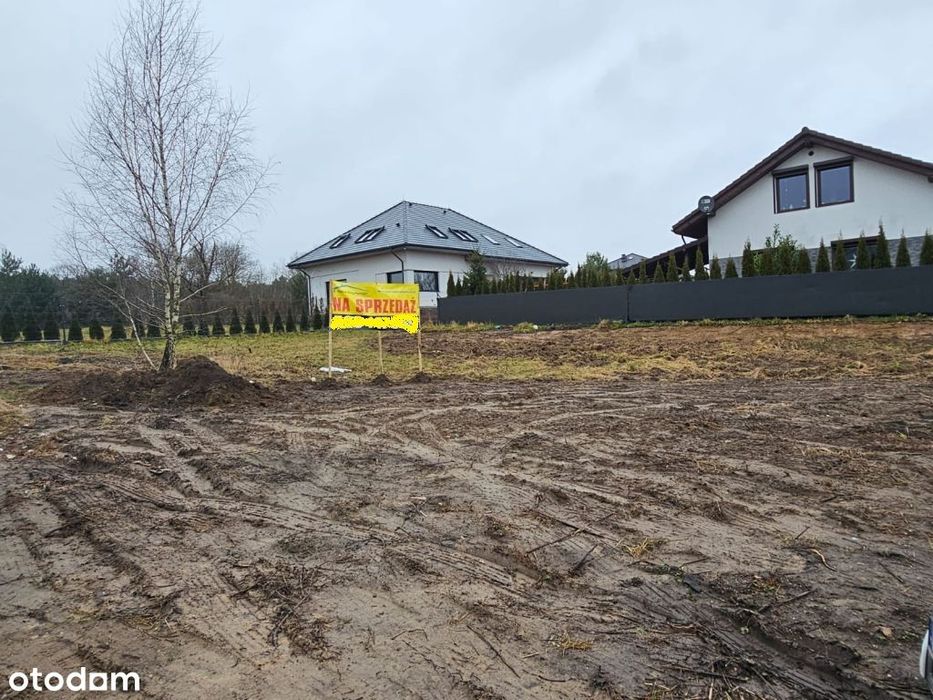 Atrakcyjna  działka budowlana Zawada koło Piły 650m2 na wzniesieniu.