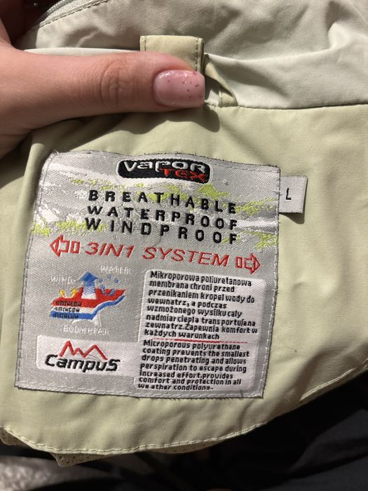 Kurtka ciepla na narty