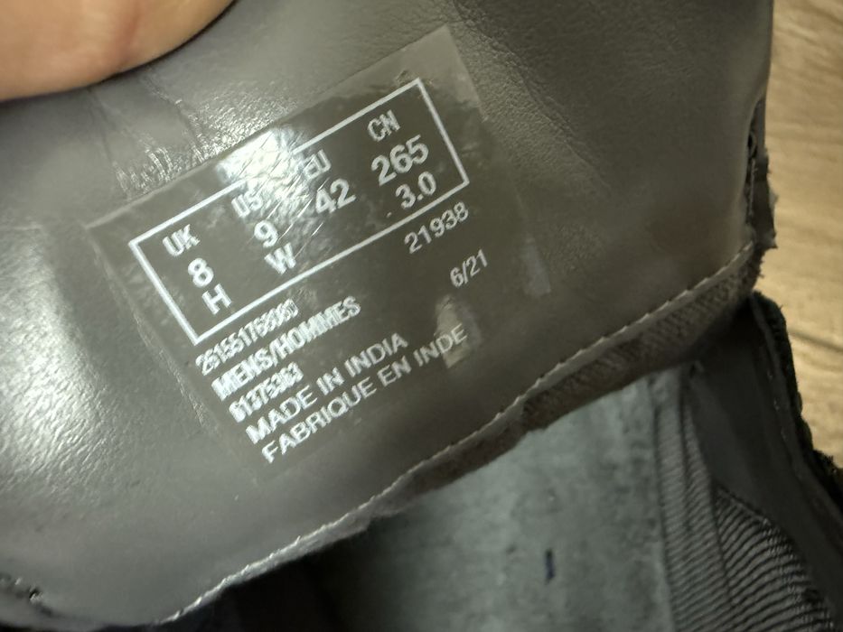 Туфлі на липучках clarks 43 розмір