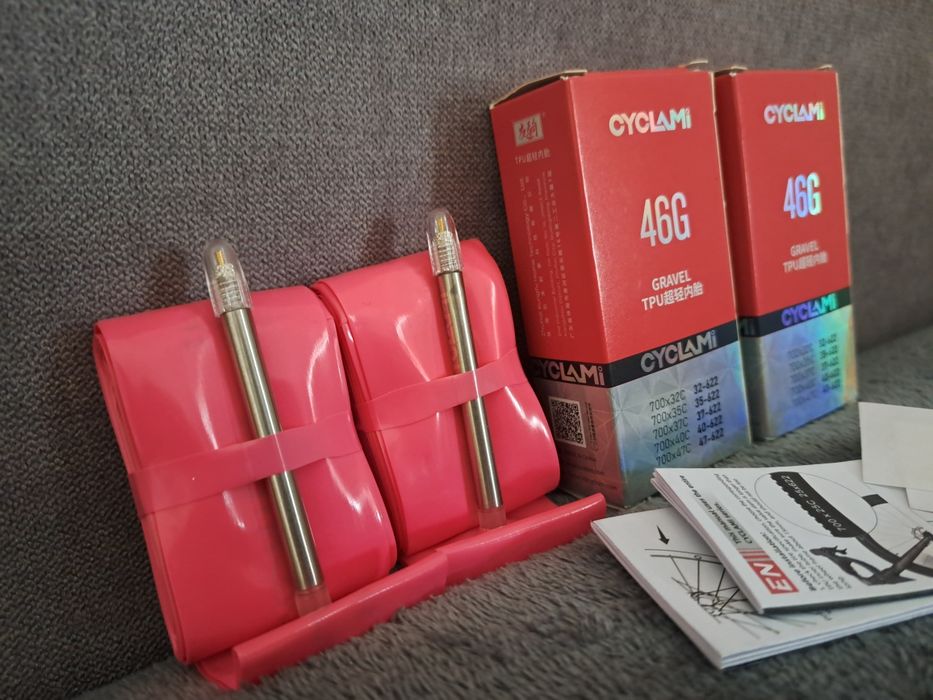2 Lekkie Dętki TPU Cyclami Gravel Premium NOWE