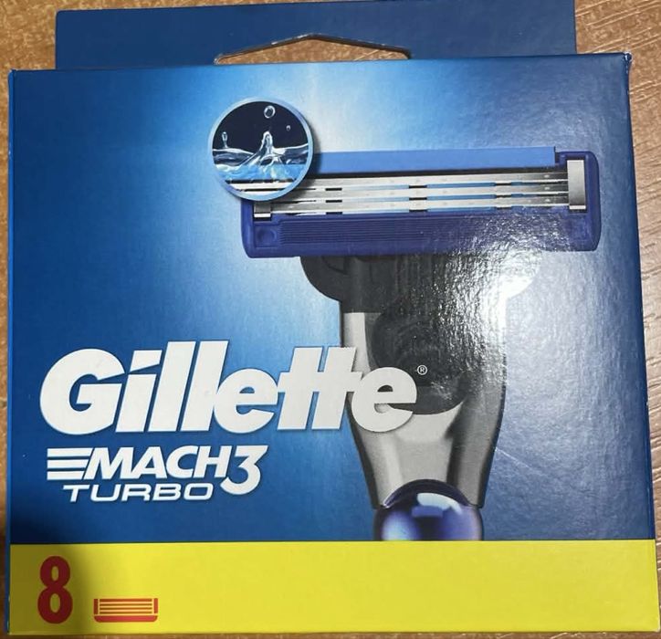 Gillette Mach3 turbo - wymienne ostrza 8 sztuk