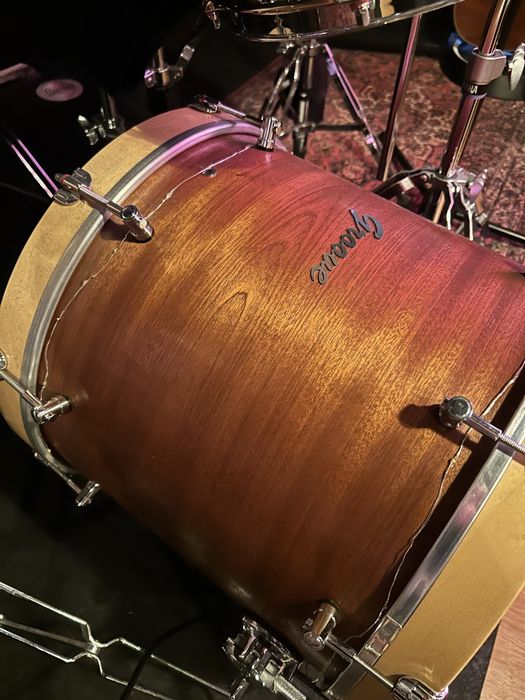 Bateria groove it up custom, com hardware, pratos silent ou groove