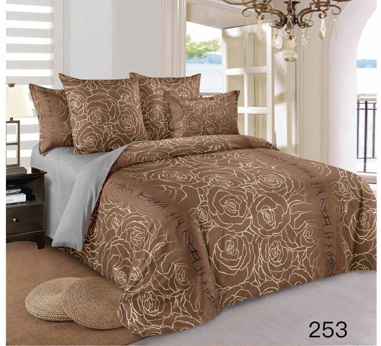 Постельное белье на кровать Фланель байка 4 наволочки Постіль байка