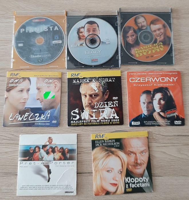Film DVD dzień Świra .trzy kolory czerwony. Biały