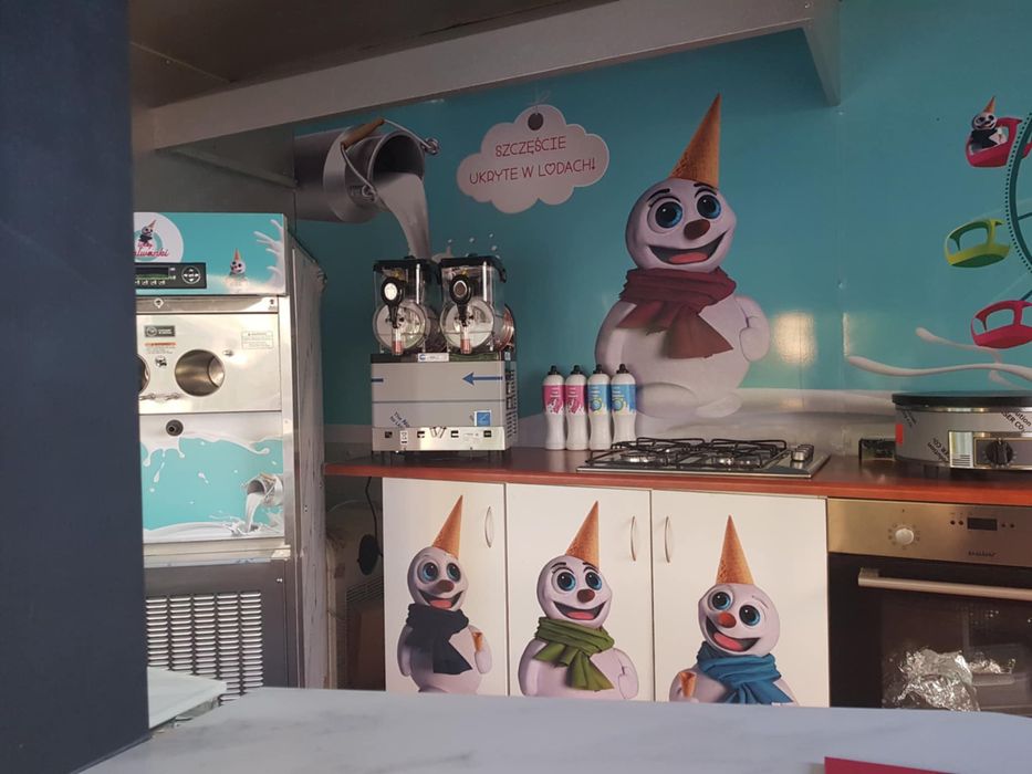 Przyczepa gastronomiczna - Lody Bałwanki
