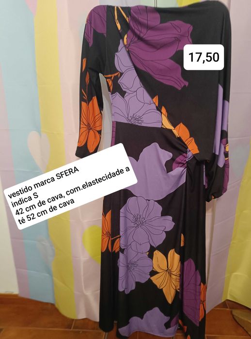 Vestido marca SFERA medidas nas fotos