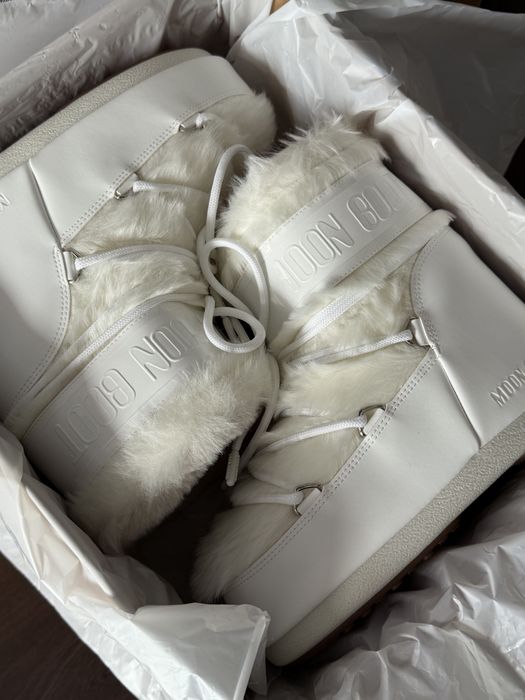 Оригінал Зимові чоботи Moon Boot MB ICON LOW FAUX FUR