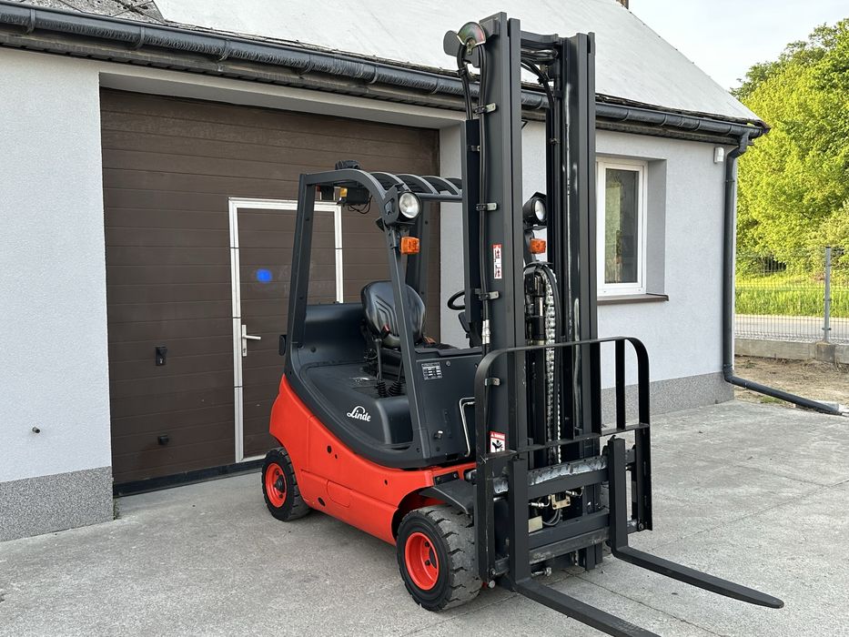 Wózek Widłowy Linde H20T-04 Lpg Triplex 6m Wolny Skok Przesuw Silnik vw 2016r