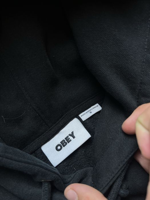 Obey Visual Industries Oversize Bluza z kapturem Hoodie Rap Skate