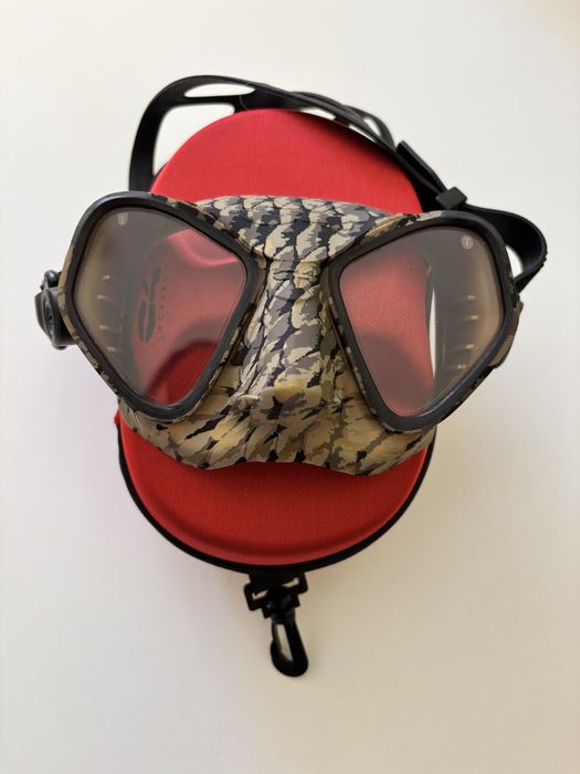 Máscara C4 mergulho freediving pesca apneia