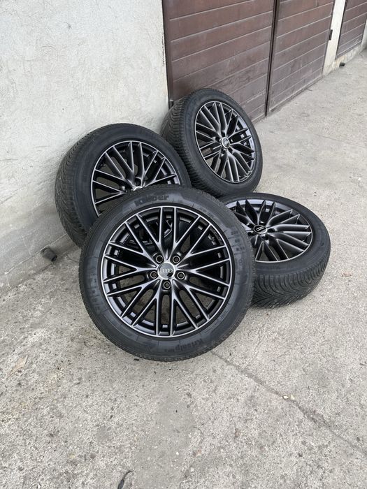 (252)Koła, Felgi 5x112 18” Borbet, Audi a6, Tiguan, Grafit